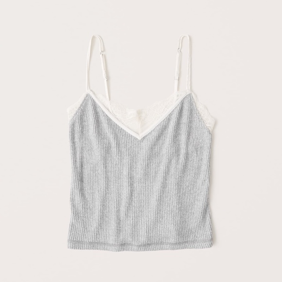 Abercrombie & Fitch Tops - Abercrombie Cozi Cami, Grey, Small